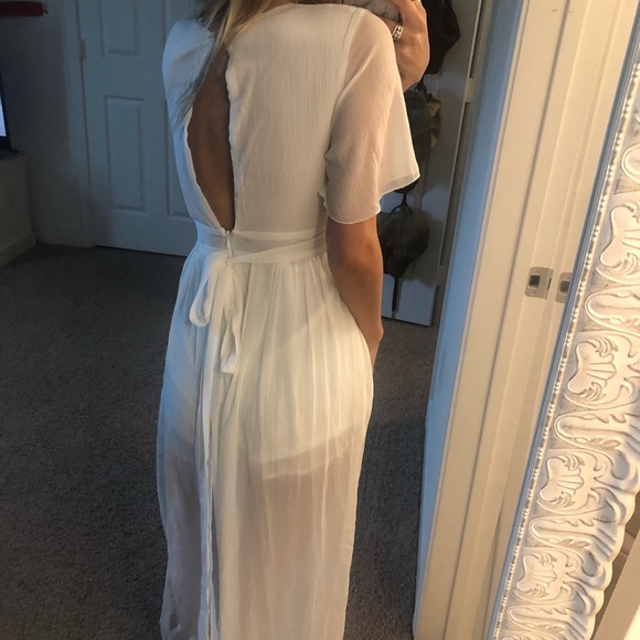 White Sleek Dress - Picture 5 of 5